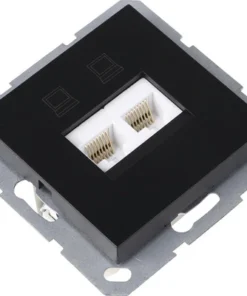 Q-LINK F-Line Inbouwelement Data (CAT5e) Zwart