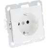 Q-LINK F-Line Inbouw Wandcontactdoos 1-voudig RA Polarwit