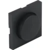 Q-LINK F-Line Centraalplaat Dimmerknop Zwart