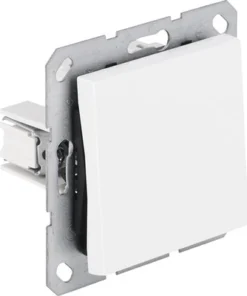 Q-LINK F-Line Inbouwelement Wisselschakelaar Polarwit