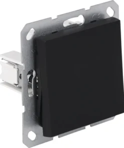 Q-LINK F-Line Inbouwelement Wisselschakelaar Zwart