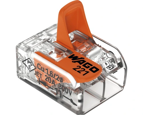 WAGO Verbindingsklem Compact 221-412, 16 Stuks - Afbeelding 2