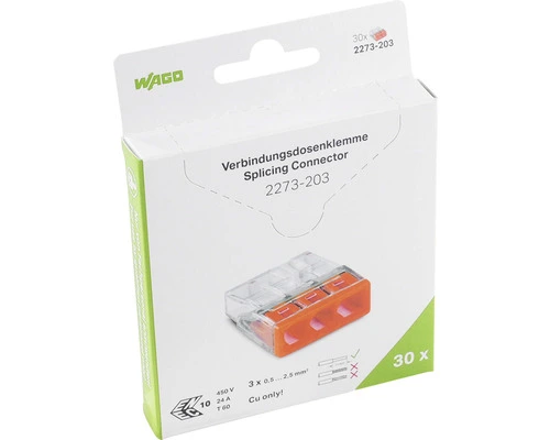 WAGO Lasklem Compact 2273-203, 30 Stuks - Afbeelding 2