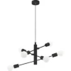 EGLO Hanglamp Gradoli 6-lichts Zwart