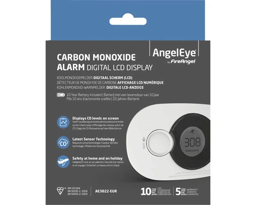 ANGELEYE Koolmonoxidemelder AE3822-EUR - Afbeelding 3