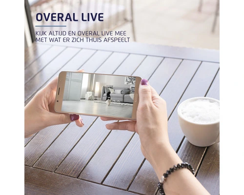 KLIKAANKLIKUIT® Slimme Wifi IP Camera Indoor IPCAM-2600 Wit - Afbeelding 7