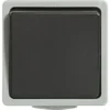 Opbouw Pulsschakelaar SWD IP54 Lichtgrijs/donkergrijs