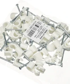 Kabelclip Rond 7-11 Mm Wit, 50 Stuks