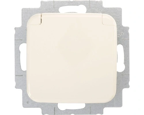 BUSCH-JAEGER SI Inbouw Wandcontactdoos (wcd) RA 1-voudig Met Klapdeksel Crème - Afbeelding 2