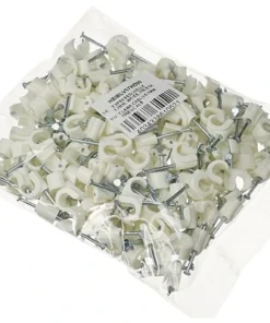 Kabelclip Rond 4-7 Mm Wit, 200 Stuks