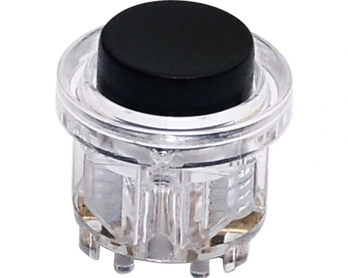 FRIEDLAND Beldrukker Transparant-zwart D117