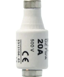 ETI Zekering Snel 20A, 5 Stuks