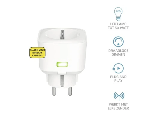 KLIKAANKLIKUIT® Compacte Stopcontactdimmer ACC-250-LD - Afbeelding 3
