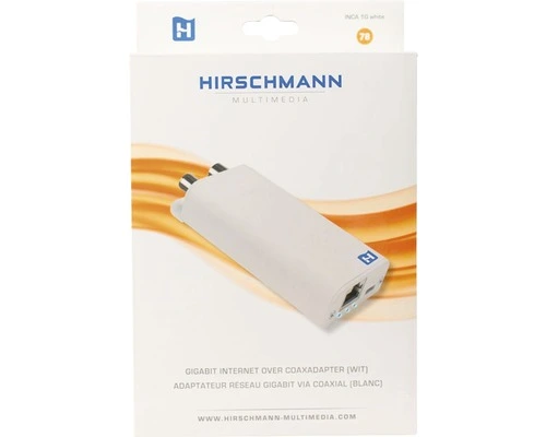 HIRSCHMANN Gigabit Internet Over Coaxadapter INCA 1G Wit - Afbeelding 4