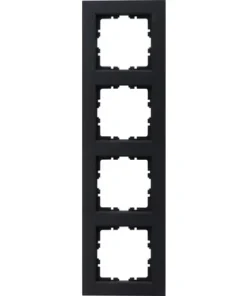 KOPP Athenis 55 Afdekraam 4-voudig Antraciet