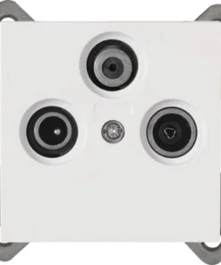 KOPP Athenis 55 Antennedoos RTV/SAT Wit