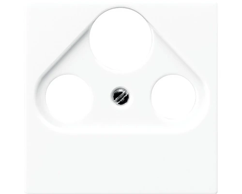 JUNG A500 Afdekplaat Antennecontactdoos SAT Alpine Wit A 561 PLSAT WW