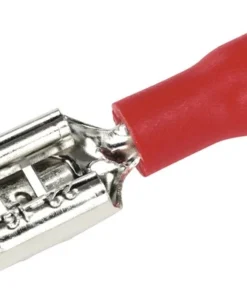 Stekkerhuls Plat Rood, 20 Stuks