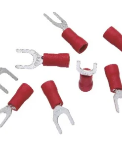 Kabelschoen Vork M5 Rood, 20 Stuks