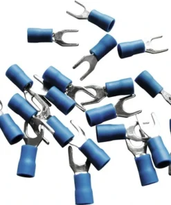 Kabelschoen Vork M5 Blauw, 20 Stuks