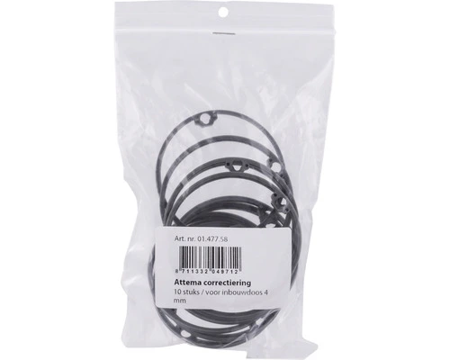 ATTEMA Correctiering 4 Mm Voor Inbouwdoos U40/U50, 10 Stuks - Afbeelding 4