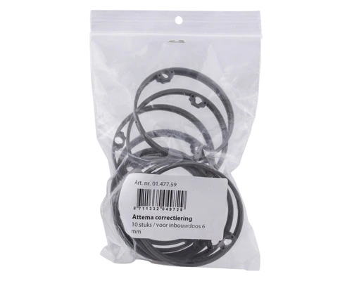 ATTEMA Correctiering 6 Mm Voor Inbouwdoos U40/U50, 10 Stuks - Afbeelding 4