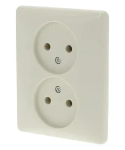 PEHA Standard Inbouw Basiselement Wandcontactdoos (wcd) 2-voudig Zuiverwit