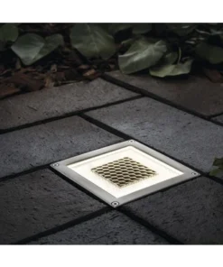 PAULMANN Solar LED Grondinbouwspot Cube RVS