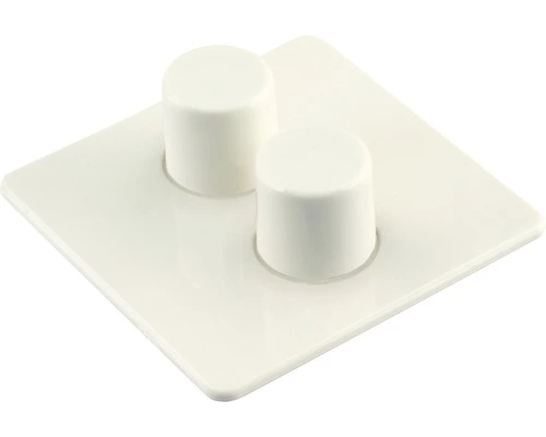 Centraalplaat Met Knop Duodimmer Crème (geschikt Voor PEHA)