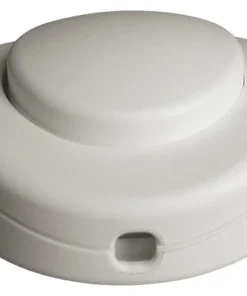 Voetschakelaar 1-polig Wit