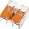 WAGO Verbindingsklem Compact 221-413, 50 Stuks