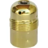Lampfitting E27 Metaal Messing (kort Schroefdraad)