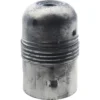 Lampfitting E27 Metaal Vintage Zilver (kort Schroefdraad)