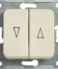 ROTH LANGE Basic Inbouw Jaloezieschakelaar Met Bedieningswipper Elektro Wit