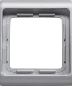 ROTH LANGE Plus Afdekraam 1-voudig Zilver