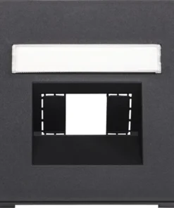 ROTH LANGE Primo Afdekplaat UAE/ISDN Zwartgrijs