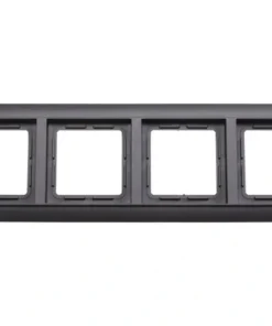 ROTH LANGE Primo 4-voudig Afdekraam Zwartgrijs