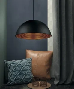 FLAIR Hanglamp Nashira Ø 40 Cm Zwart/goud