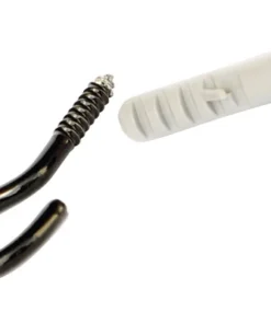 Haakplug (plug + Haak) Zwart