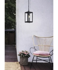 EGLO Buiten Hanglamp Alamonte Zwart