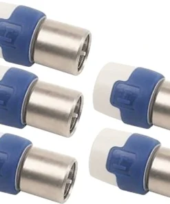HIRSCHMANN Coax F-connector Quick Fix QFC 5, 5 Stuks