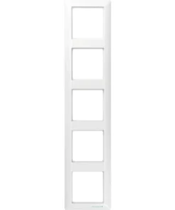 JUNG AS500 Afdekraam 5-voudig Alpine Wit AS 585 WW