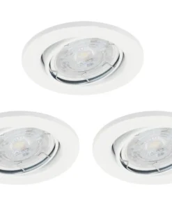 BRILONER LED Inbouwspot Set 7256 Ø 86 Mm Wit, 3 Stuks