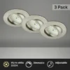 BRILONER LED Inbouwspot Set 8317 Ø 82 Mm Nikkel Mat, 3 Stuks