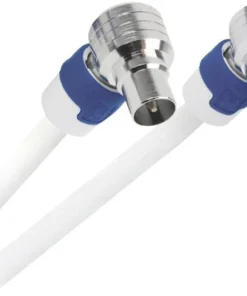 HIRSCHMANN Coax Aansluitkabel FEKAB 5 Wit 1,5 Meter