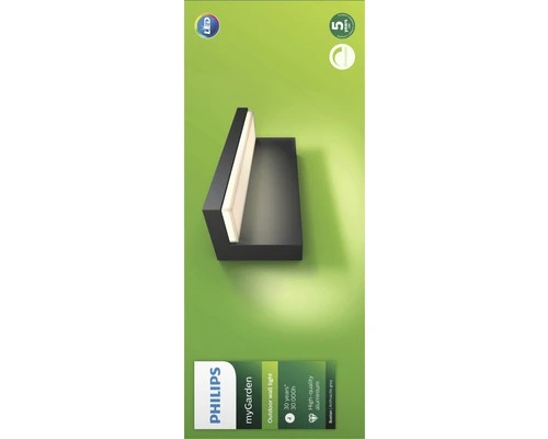 PHILIPS LED Buitenlamp Bustan Antraciet - Afbeelding 3
