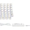 PAULMANN MaxLED 500 LED-strip Basisset Warmwit 150 Cm Zilver Gecoat