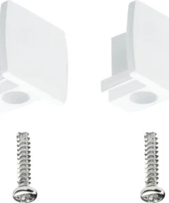 PAULMANN URail Eindstuk Wit, 2 Stuks
