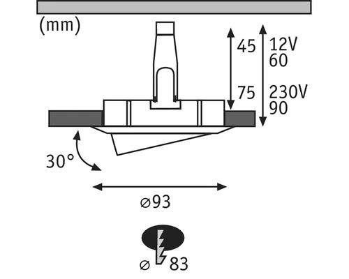 PAULMANN Inbouwspot Nova Plus Ø 93 Mm Wit - Afbeelding 4