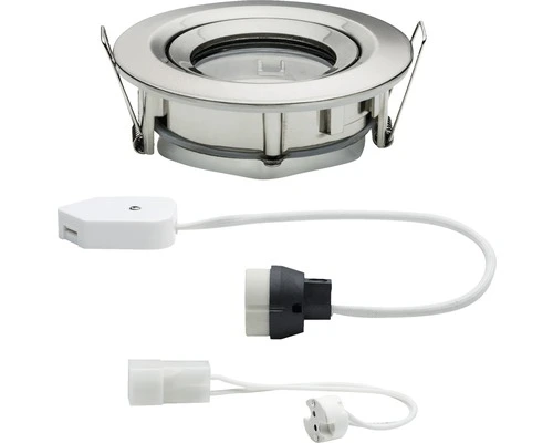 PAULMANN Inbouwspot Nova Plus Ø 93 Mm Geborsteld Staal - Afbeelding 3